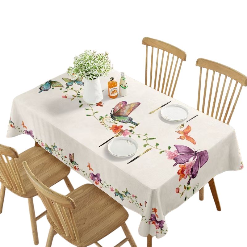 GENERICO - Mantel De Mesa Rectangular Impermeable Estampado Medida 140cm x 220cm