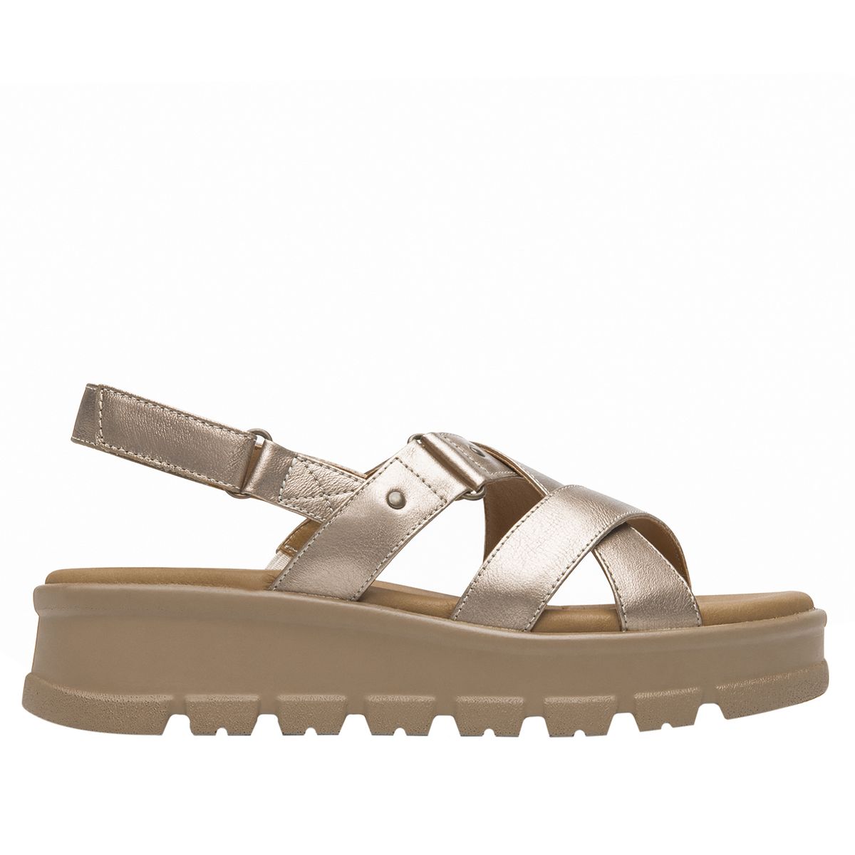 FLEXI - Sandalia Mujer Lexa 128513 Dorada Flexi