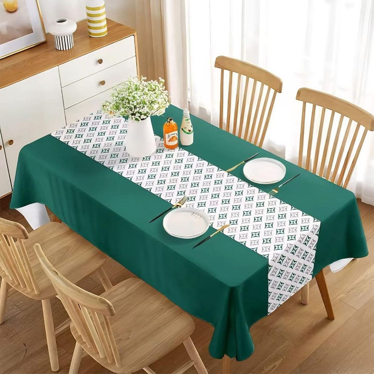 GENERICO - Mantel De Mesa Rectangular 140cm X 220cm Impermeable - Multicolor