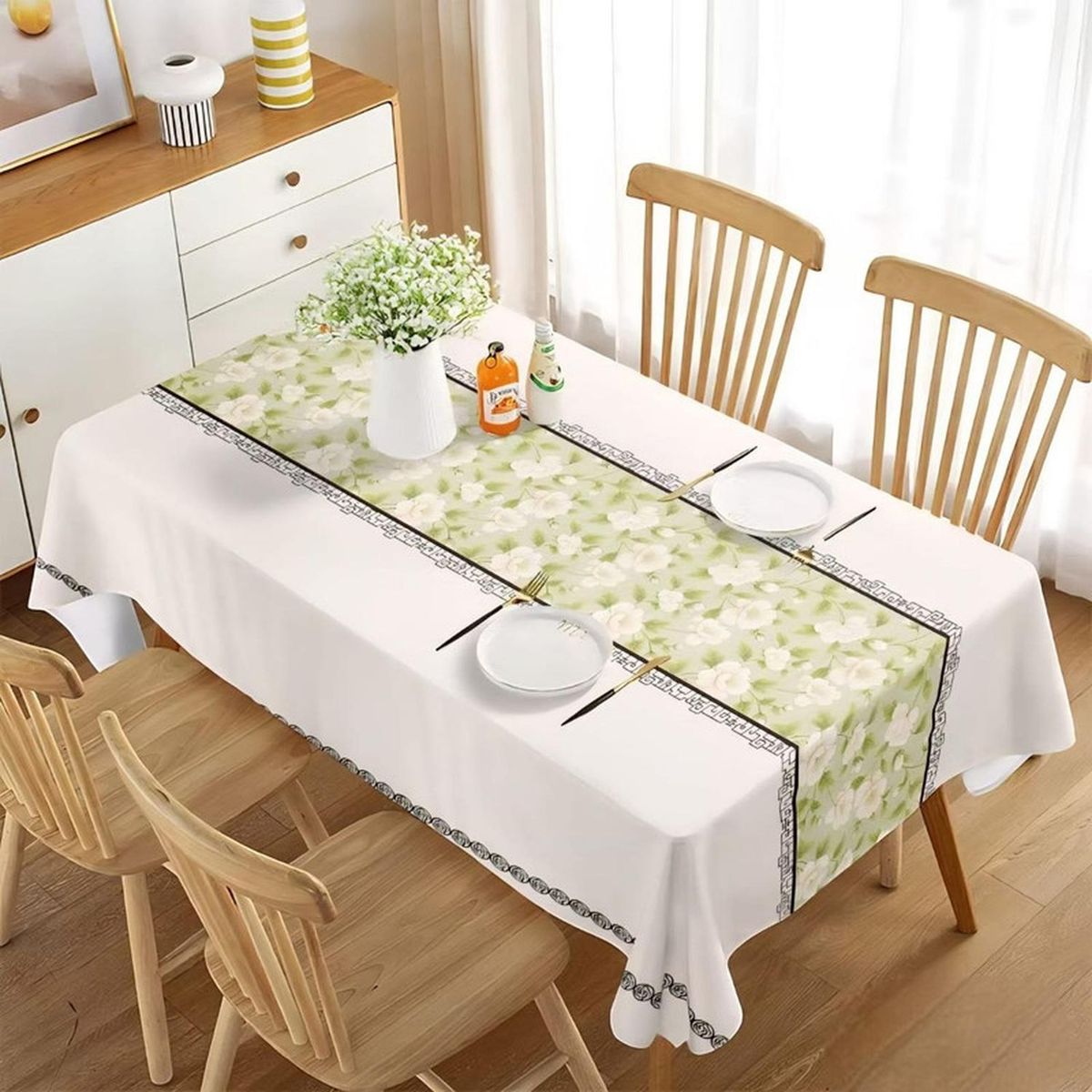 GENERICO - Mantel De Mesa Rectangular 140cm X 220cm Impermeable - Multicolor