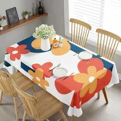 GENERICO - Mantel De Mesa Rectangular 140cm X 220cm Impermeable - Multicolor