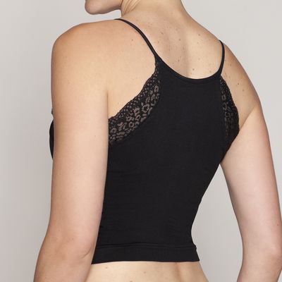 Imagen 2 del producto Polera Crop Encaje Seamless Lasst