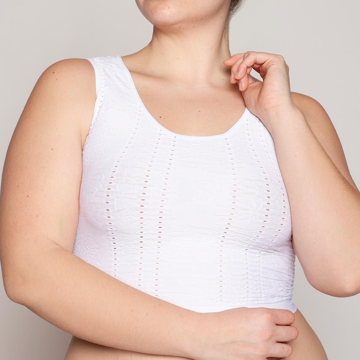 MONARCH - Polera Crop Relieves Lasst