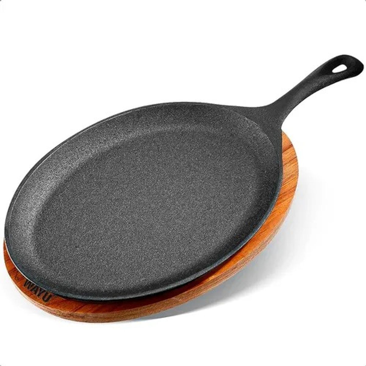 WAYU - Sarten Iron Cast Plato Hierro Fundido Plato De Fajita Wayu