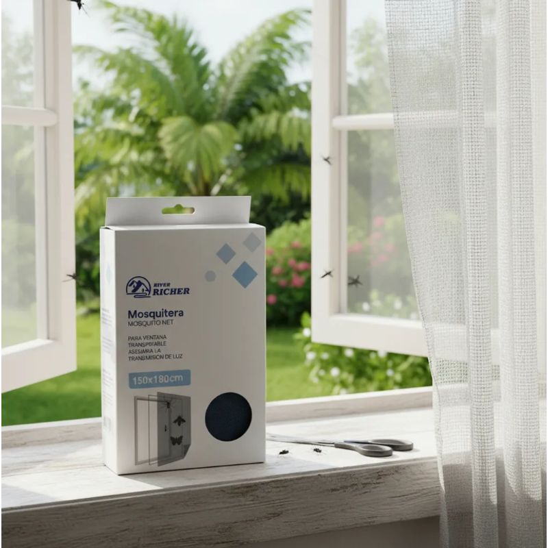 GENERICO - Malla Mosquitera Para Ventanas 150x180cm