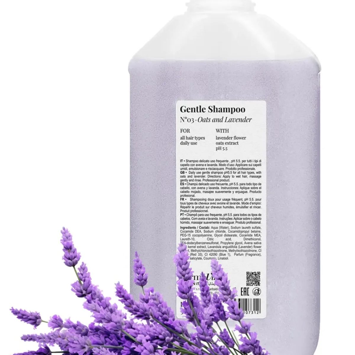 FARMAVITA - Farmavita Gentle Shampoo Nro 03 Oats And Lavender 5000 Ml