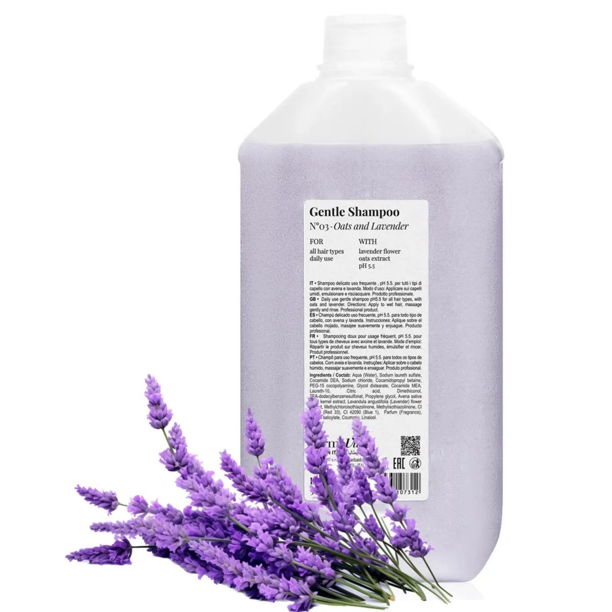 FARMAVITA - Farmavita Gentle Shampoo Nro 03 Oats And Lavender 5000 Ml