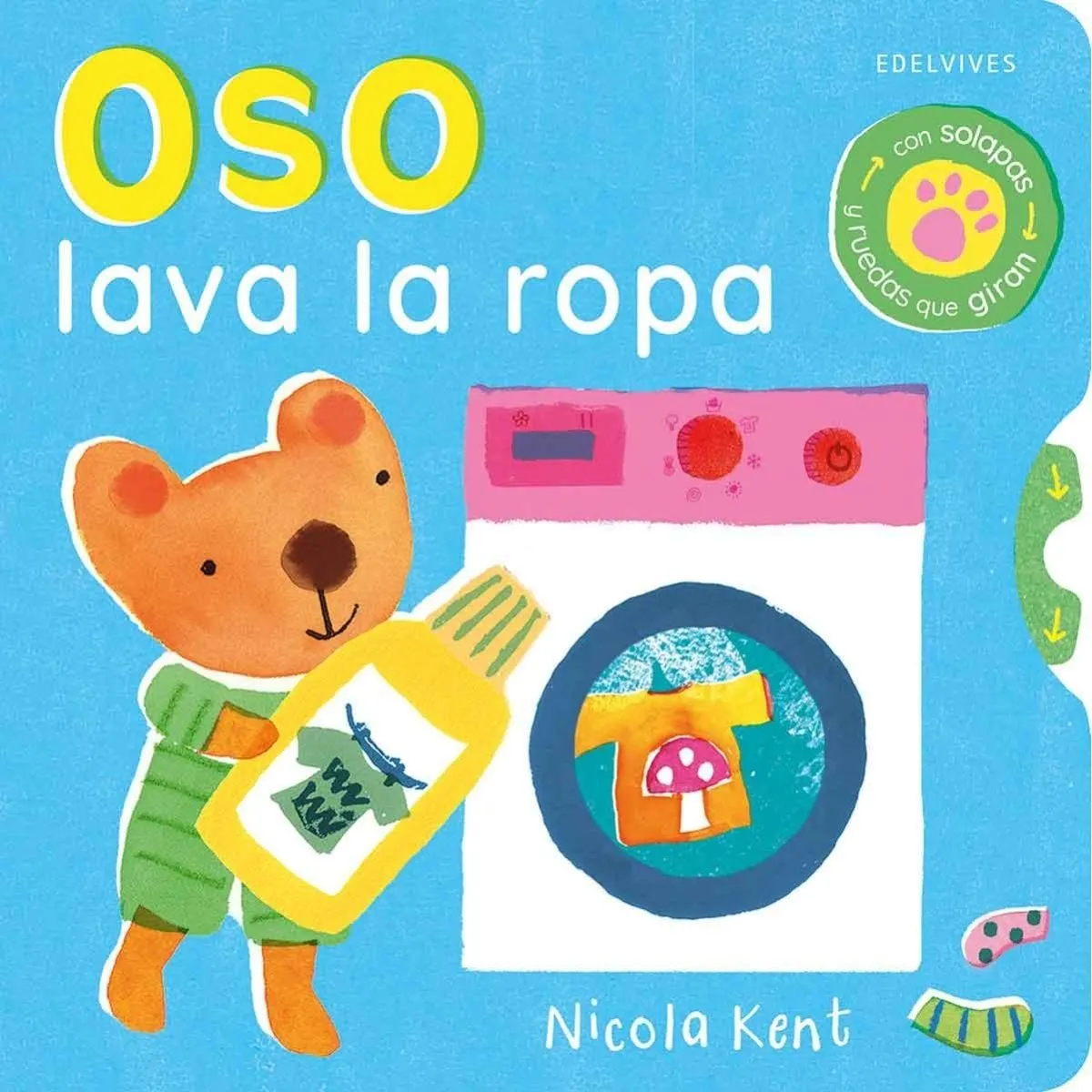 EDELVIVES - Oso lava la ropa