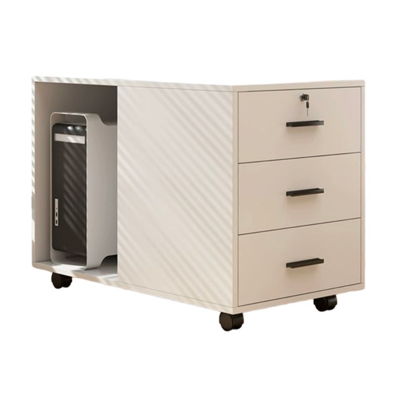 GENERICO - Cajonera Archivador Oficina De Madera Con Espacio Para Cpu
