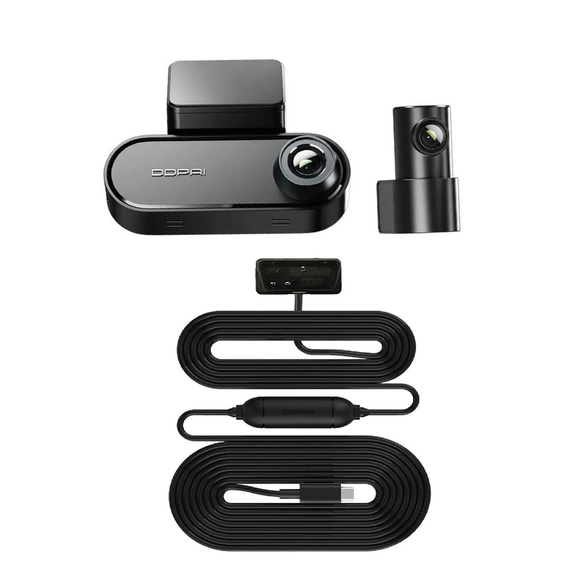 70MAI - Dashcam DDPAI N5 Dual 4K Frontal + 1080P Trasera con Kit OBD
