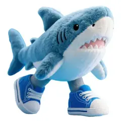 GENERICO - Increible Tralalero Tralala Cojín Suave De Peluche Azul