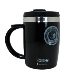 KEEP - Mug Termo Colores Negro
