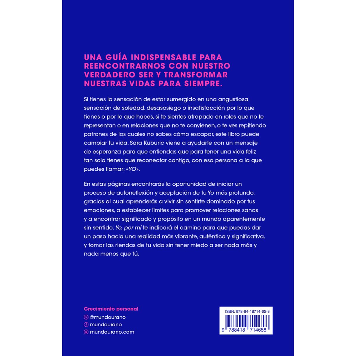 EDICIONES URANO - Libro Yo, Por Mí