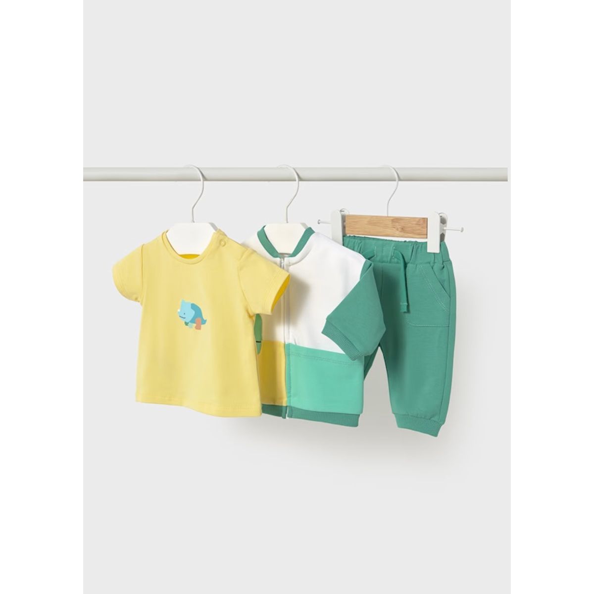 MAYORAL - Conjunto tipo Chándal con camiseta animal recién nacido