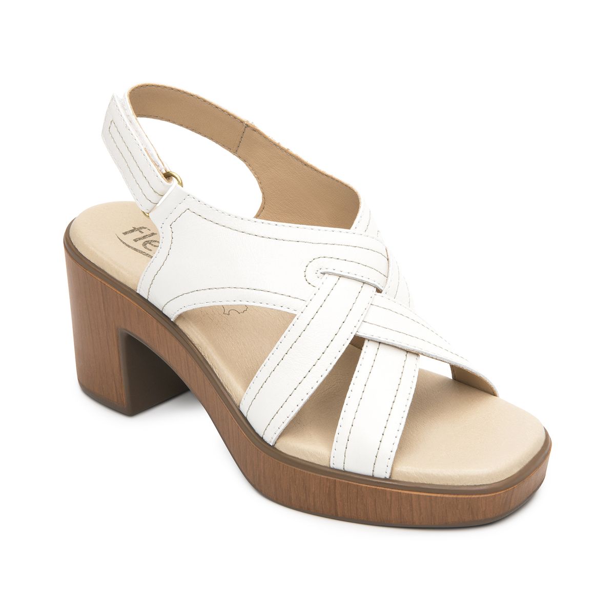 FLEXI - Sandalia Mujer Kaia 133504 Blanca Flexi