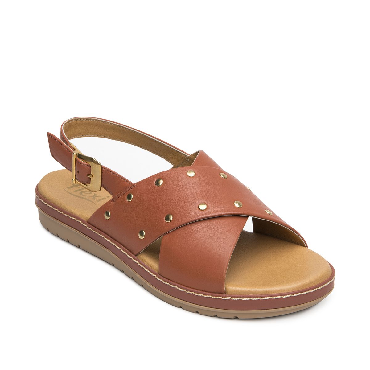 FLEXI - Sandalia Mujer Peonia 100233 Terracota Flexi