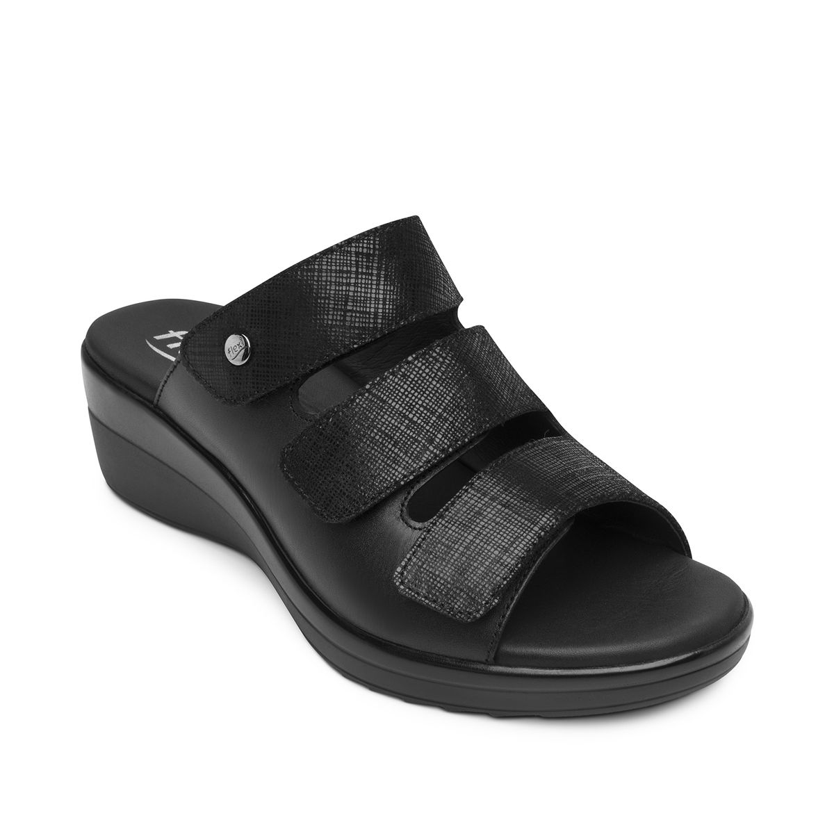 FLEXI - Sandalia Mujer Amapola 116022 Negra Flexi