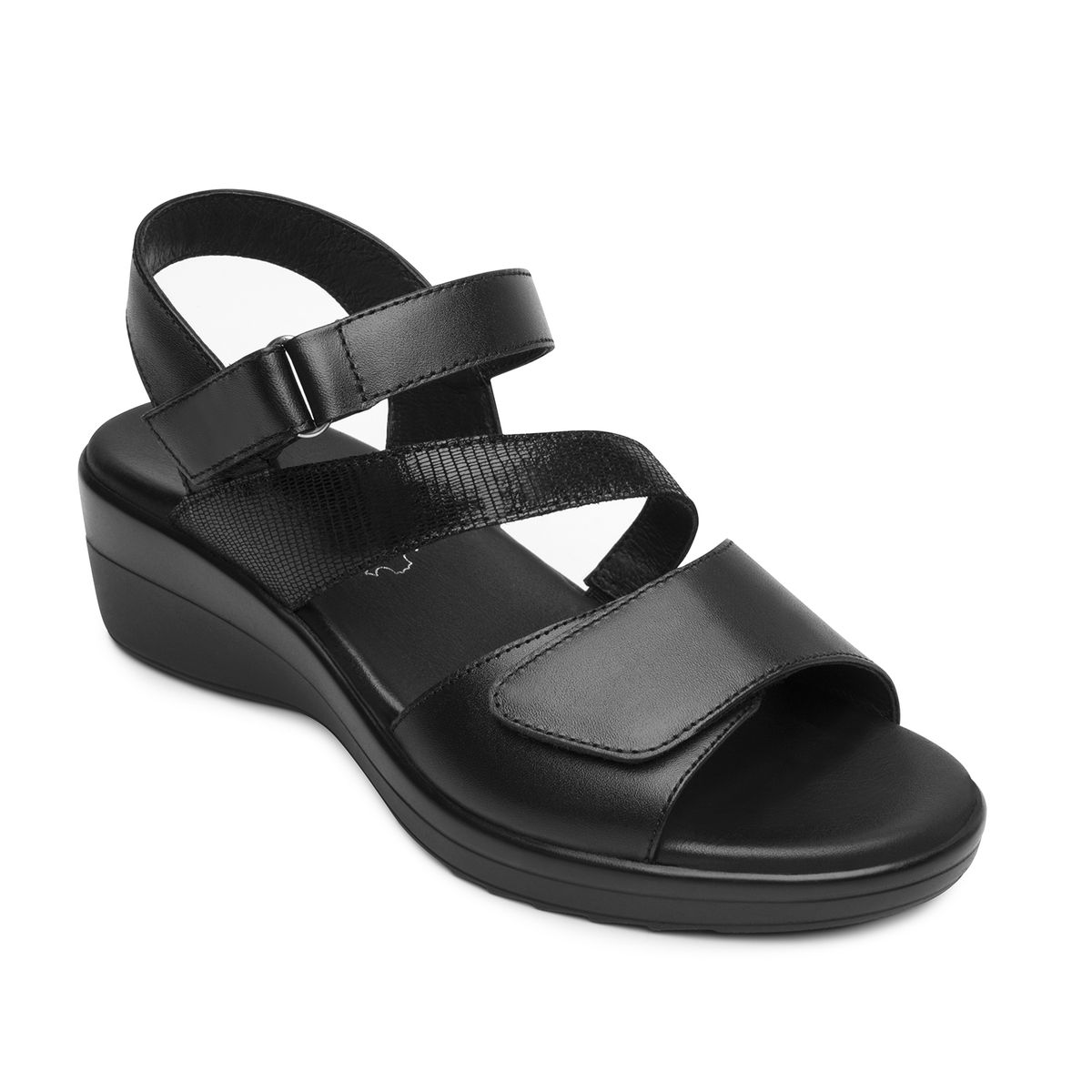 FLEXI - Sandalia Mujer Amapola 116023 Negra Flexi