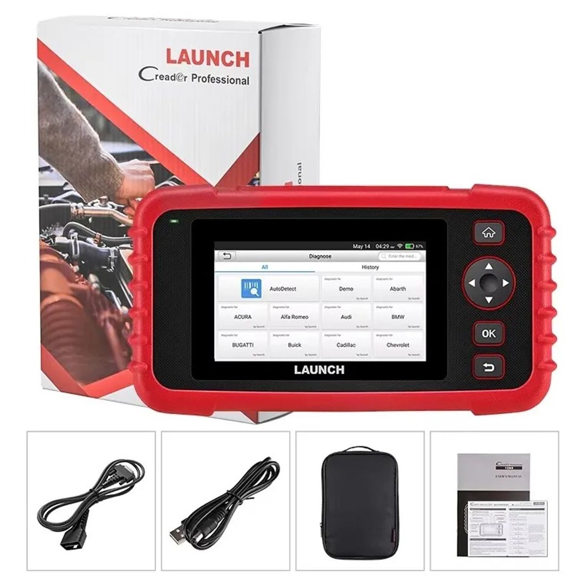 LAUNCH - Scanner Automotriz Launch Crp123x V20 Obd2