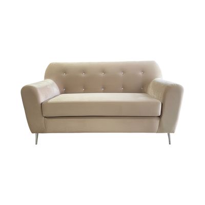 Imagen 2 del producto SOFA NEW DOS CUERPOS BEIGE FELPA