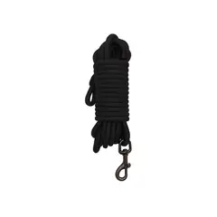 GENERICO - Correa Adiestramiento Perro 10 Metros Nylon Resistente - Negro