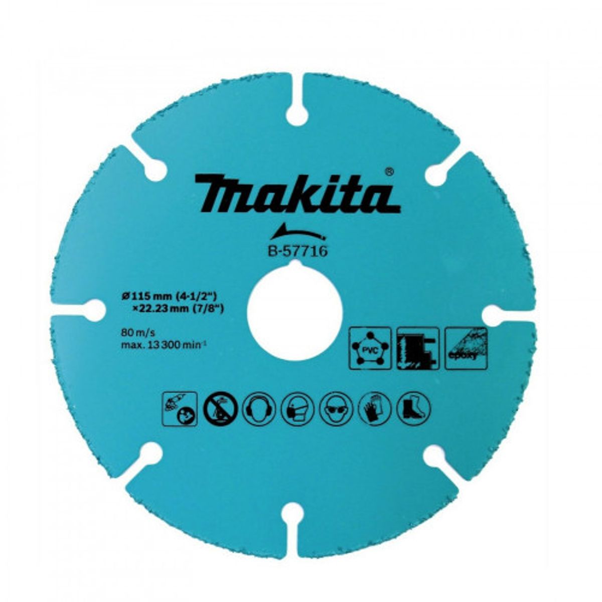 MAKITA - Disco Esmeril Angular 4-12 Madera Volcanita Makita B-57716