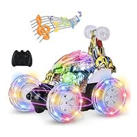 Auto rc crazy car luces sonido rgb yt-365 verde lima