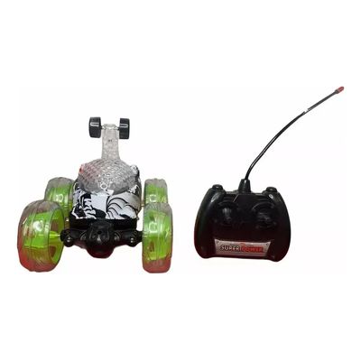 Imagen 2 del producto Auto rc crazy car luces sonido rgb yt-365 verde lima