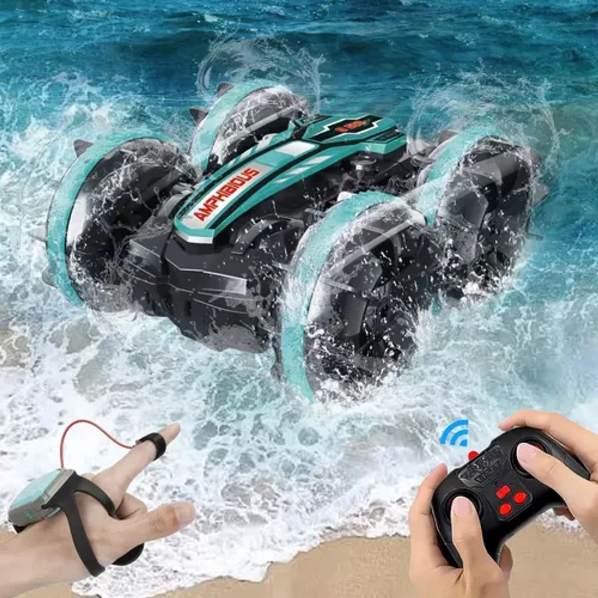 GENERICO - Coche rc acuático playa todo terreno