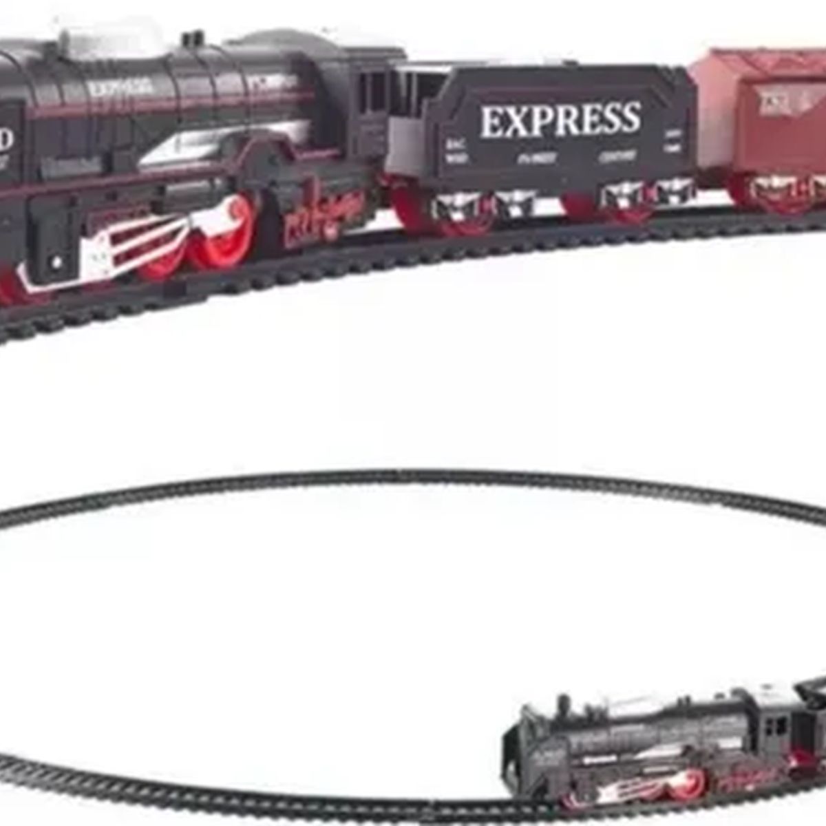 GENERICO - Tren navidad eléctrico 14pcs niños