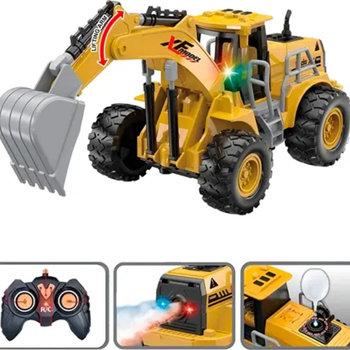 GENERICO - Excavadora aspor rc brazo eléctrico