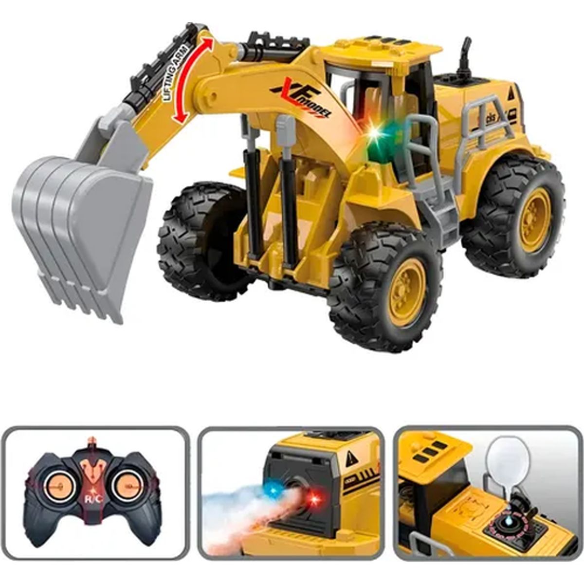 GENERICO - Excavadora aspor rc brazo eléctrico