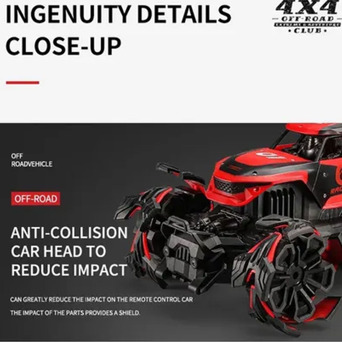 GENERICO - Auto rc 4x4 camionetas cross off road