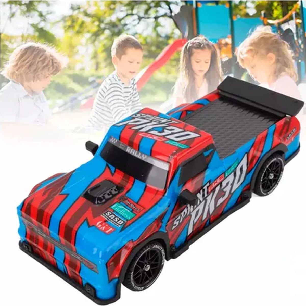GENERICO - Auto drift rc 4x4 30cm luces frenos