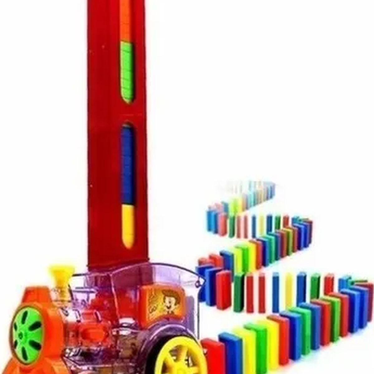 GENERICO - Tren efecto dominó juguete nuevo