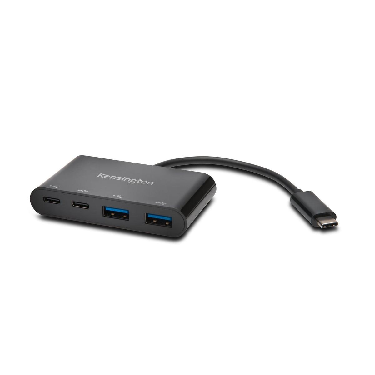 KENSINGTON - PocketHub USB 4 Puertos Tipo A y Tipo C Compacto