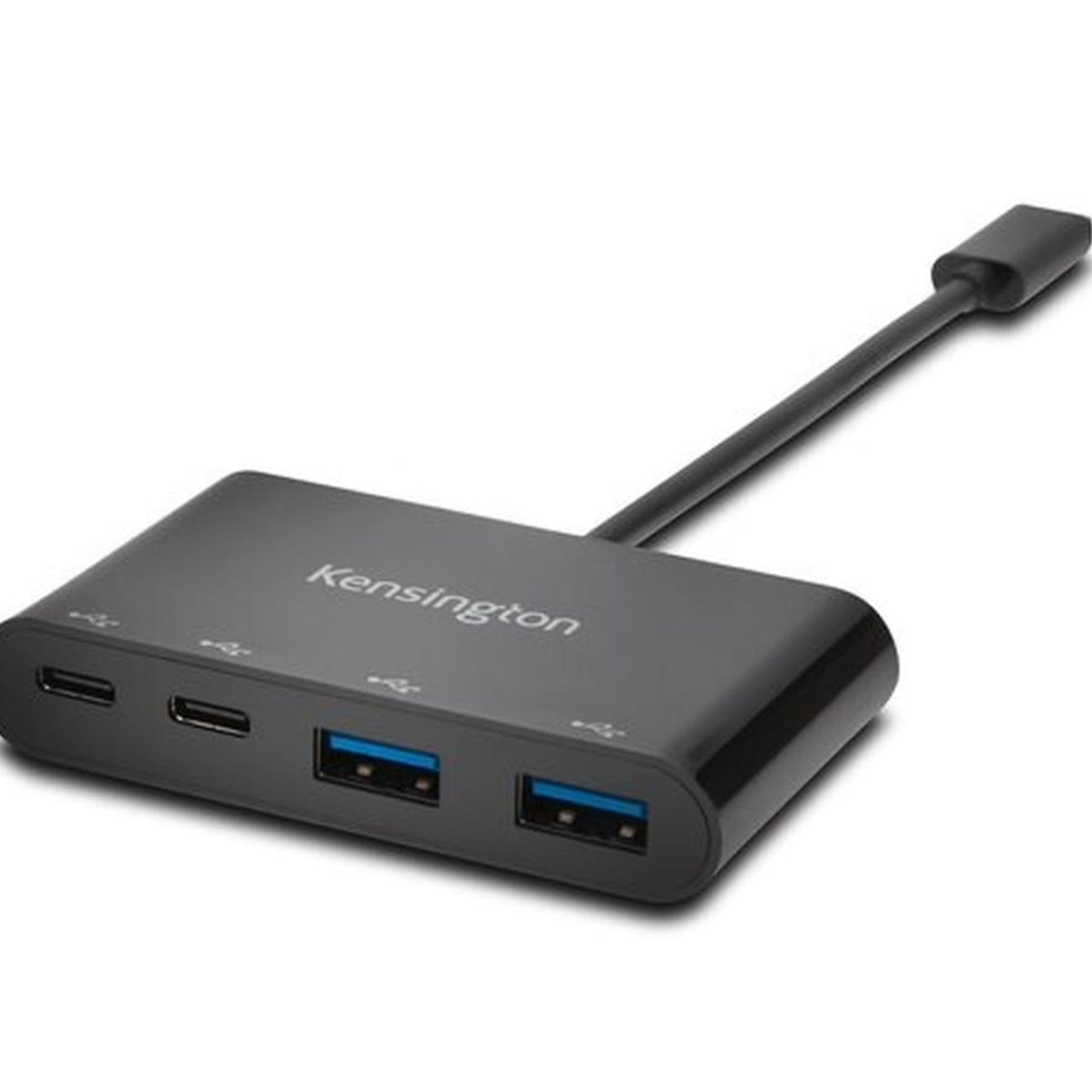 KENSINGTON - PocketHub USB 4 Puertos Tipo A y Tipo C Compacto