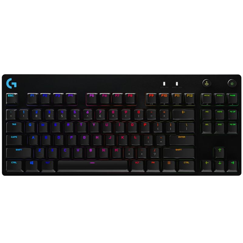 LOGITECH - Teclado Gamer Logitech G PRO Mecanico Ingles