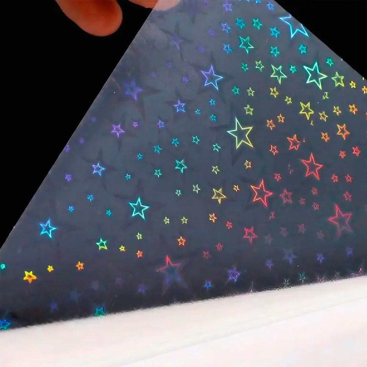 TODOK - Papel Laminado Frio Hologstar A4 20 Hojas Efecto Estrella