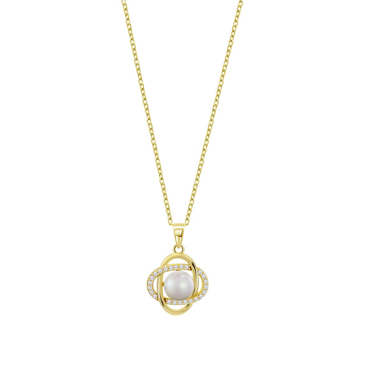 LOTUS SILVER - Collar LP3094-1/2 Lotus Silver Mujer Pearls