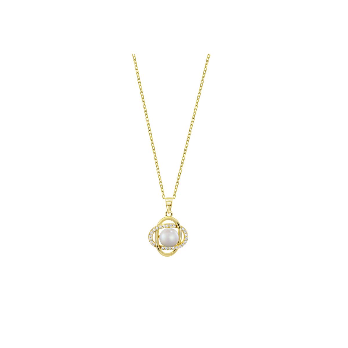 LOTUS SILVER - Collar LP3094-1/2 Lotus Silver Mujer Pearls