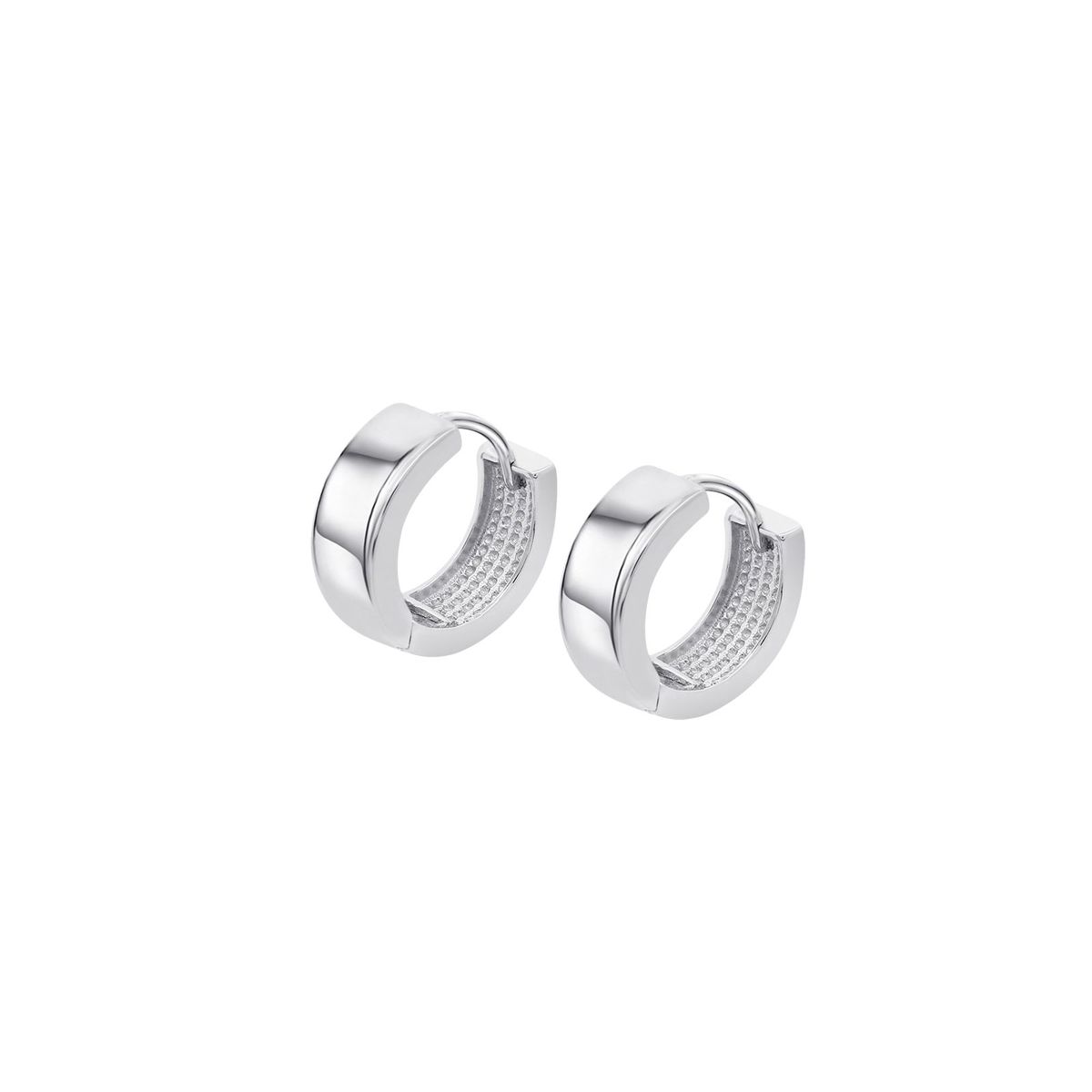LOTUS SILVER - Aros LP3777-4/1 Lotus Silver Mujer Hoops