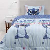 Plumón 1.5 Plazas Nuevos 185x228 Cm Stitch fluffly Nuevos