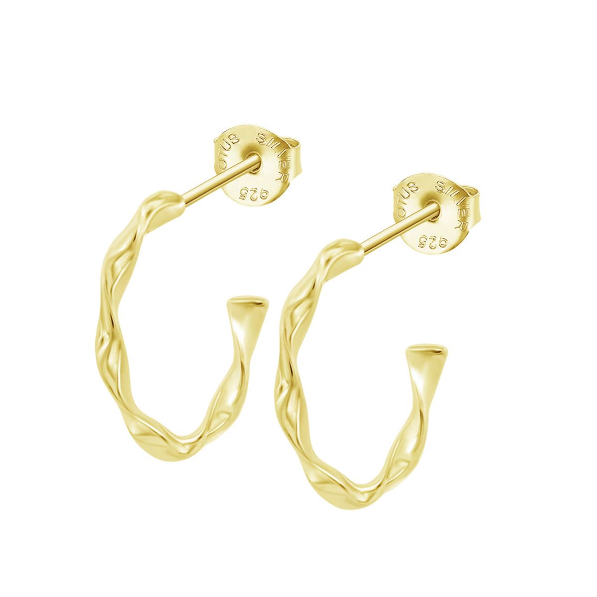 LOTUS SILVER - Aros LP3781-4/2 Lotus Silver Mujer Hoops