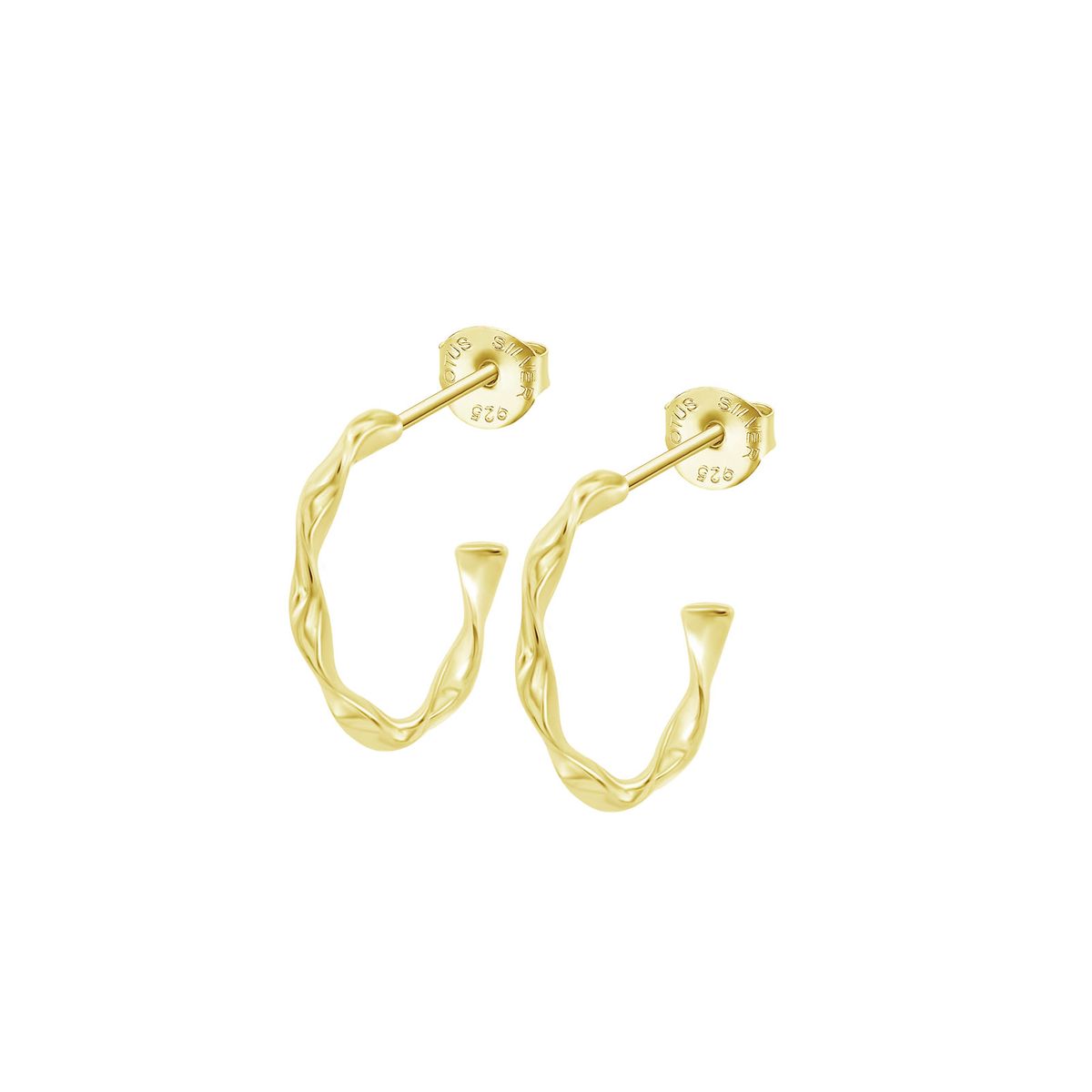 LOTUS SILVER - Aros LP3781-4/2 Lotus Silver Mujer Hoops
