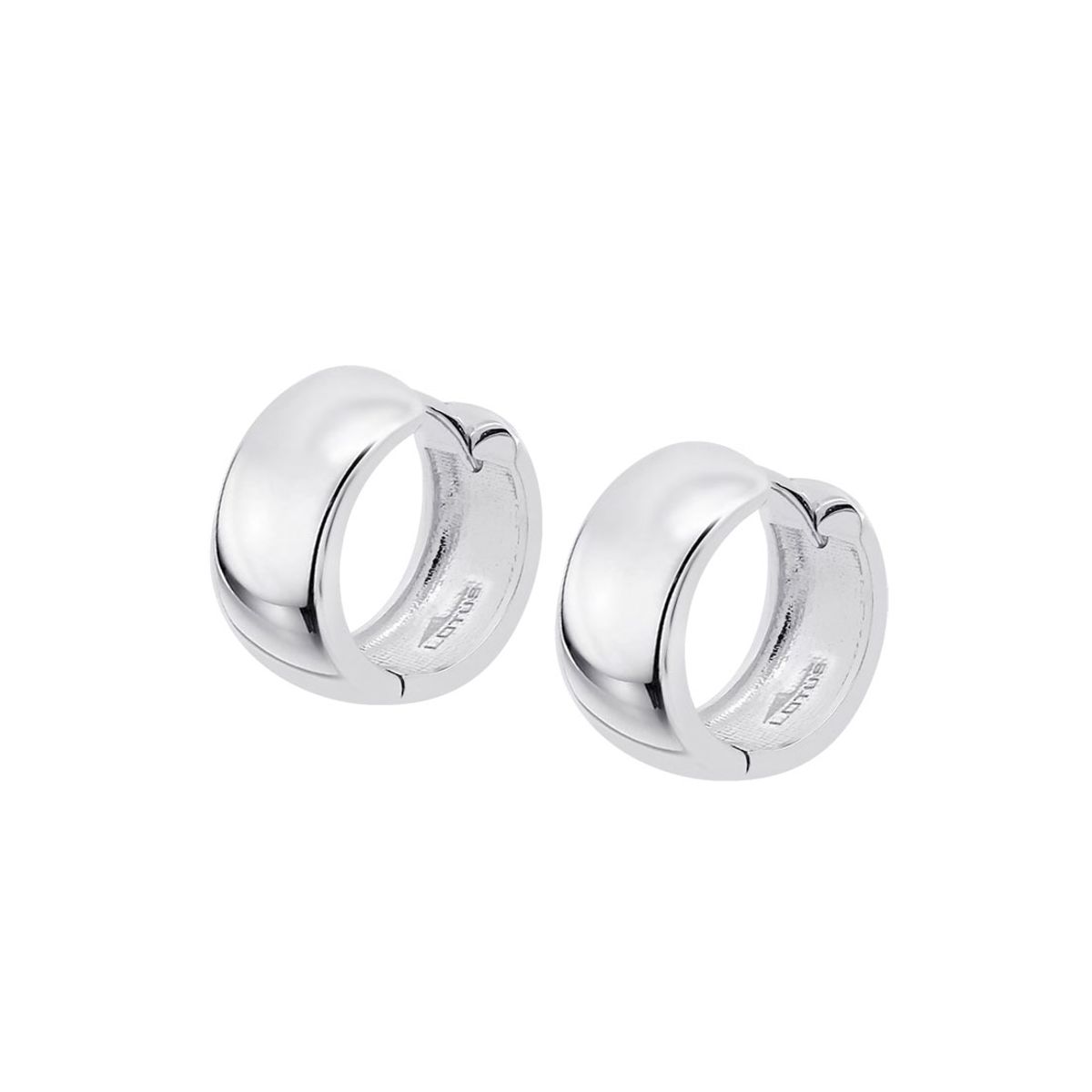 LOTUS SILVER - Aros LP3774-4/1 Lotus Silver Mujer Hoops