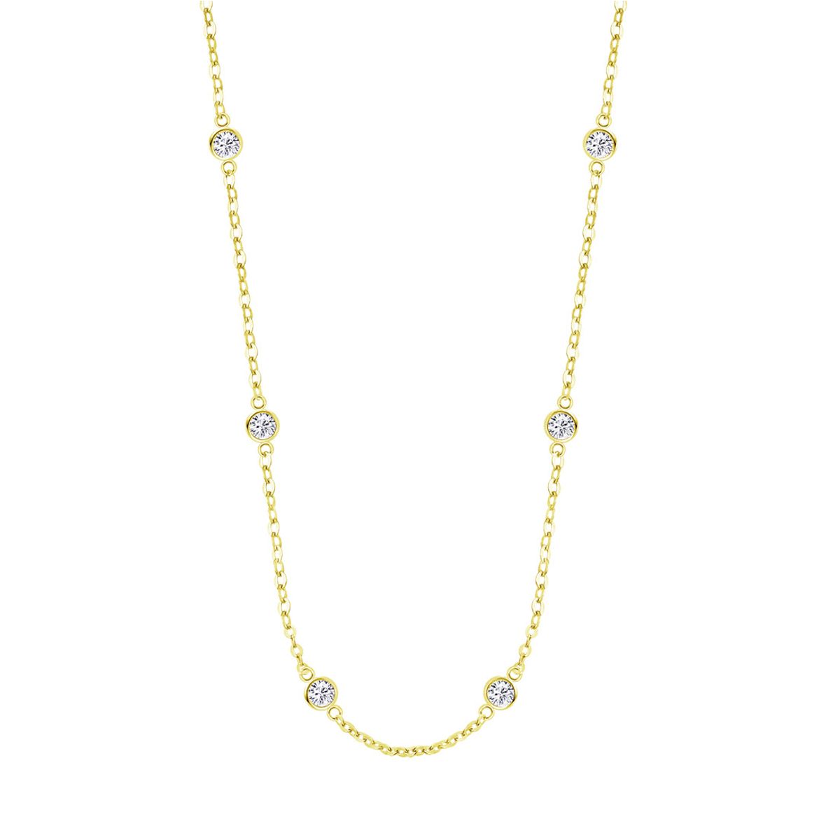 LOTUS SILVER - Collar LP3451-1/2 Lotus Silver Mujer Charming Lady Swarov Ski