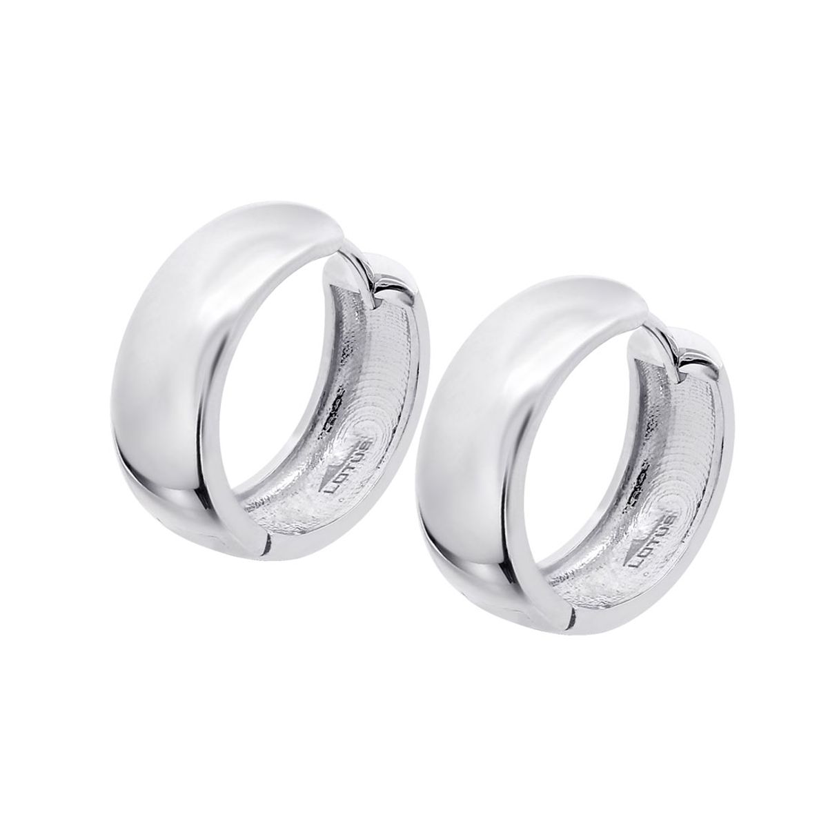 LOTUS SILVER - Aros LP3775-4/1 Lotus Silver Mujer Hoops