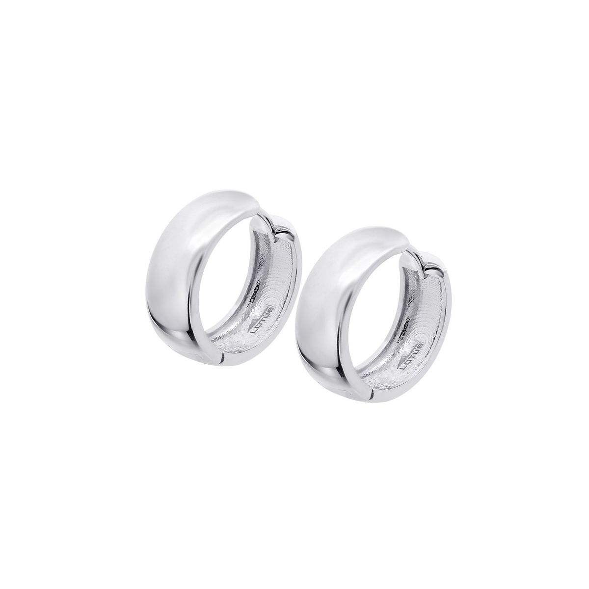 LOTUS SILVER - Aros LP3775-4/1 Lotus Silver Mujer Hoops