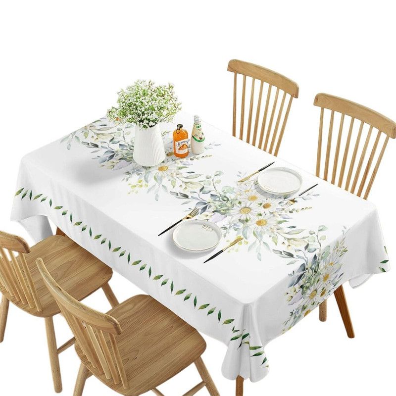 GENERICO - Mantel De Mesa Rectangular Impermeable Estampado Medida 140cm x 220cm